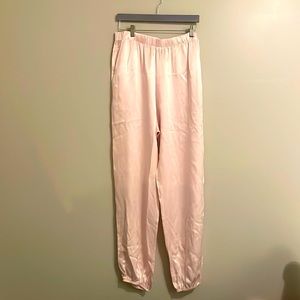 NWT : PJ Harlow Lounge Joggers — Pink Satin